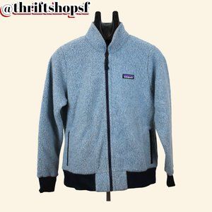 Patagonia Fuzzy Zip Up Sweater